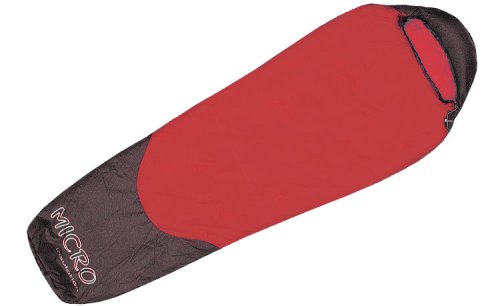 Спальный мешок Terra Incognita Compact 1000 R красный/серый