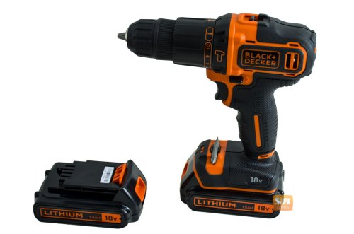 Шуруповерт аккумуляторный BLACK&DECKER BDCHD18KB