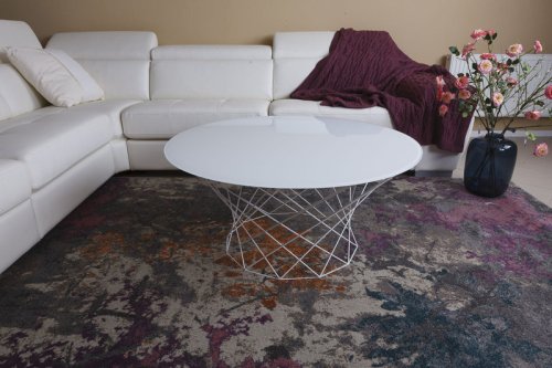 Стіл журнальний Nicolas COLOMBES білий глянець MD000027