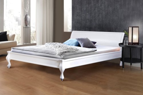 Кровать двуспальная МИКС-мебель Николь 180х200 сосна белый
