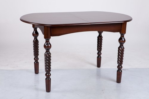 Стіл обідній розкладний МІКС-меблі Бруно темний горіх