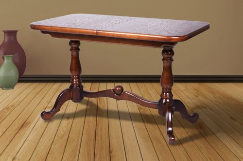 Стіл обідній розкладний МІКС-меблі Дует сосна 1,2