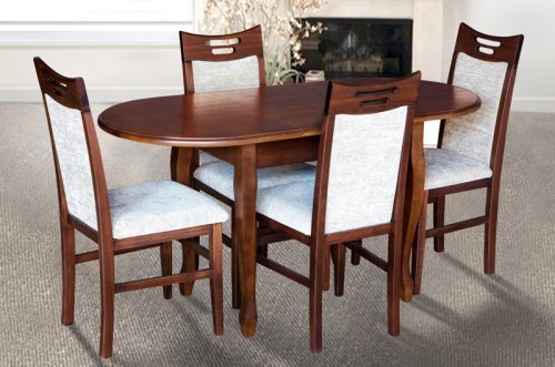 Стол обеденный раскладной МИКС-мебель Фараон Орех темный