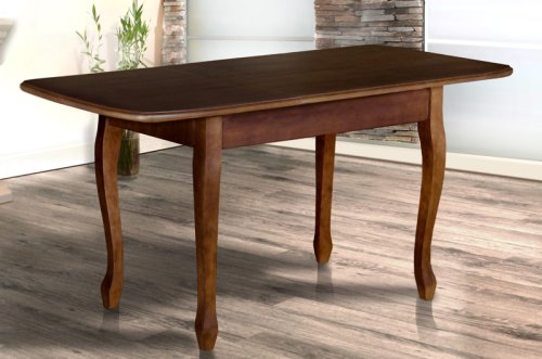 Стол обеденный раскладной МИКС-мебель Лидер Орех темный