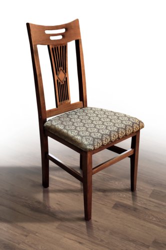 Стул МИКС-Мебель Юля Твёрдая спинка Орех темный