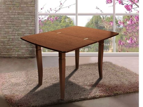 Стіл обідній розкладний МІКС-меблі Еріка шпон дуба коньячний