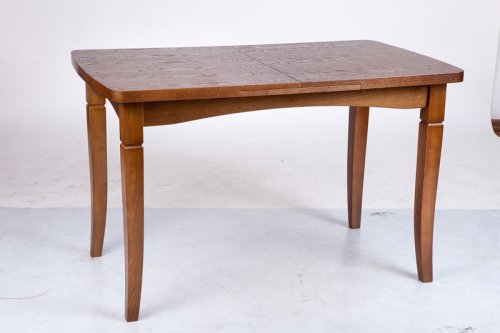 Стол обеденный раскладной МИКС-мебель Леон шпон дуба орех