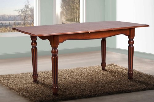 Стол обеденный раскладной МИКС-мебель Венеция ясень 140х85 орех