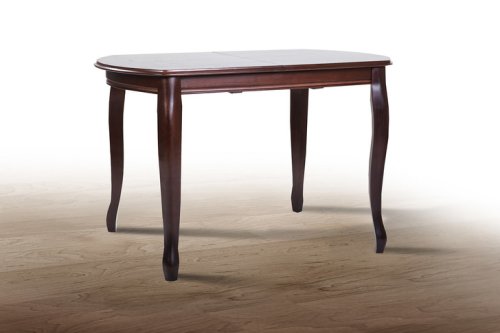 Стол обеденный раскладной МИКС-мебель Турин ясень 110х70 темный орех