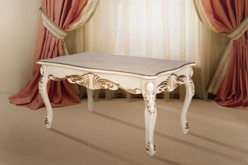 Стол журнальный МИКС-мебель Скарлет слоновая кость