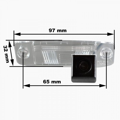 Камера заднего вида Prime-X CA-9537 Hyundai, Kia