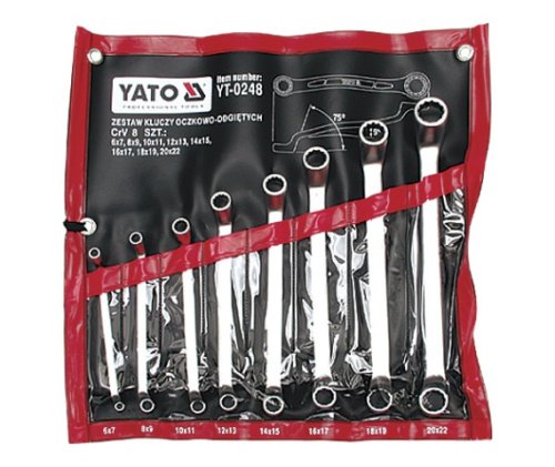 Набор ключей накидных YATO YT-0248 (8 предметов)