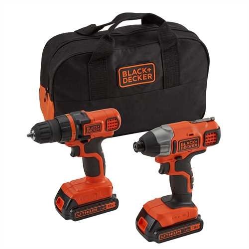 Дриль шурупокрут + гайковерт ударний Black & Decker BDCDDIM18B
