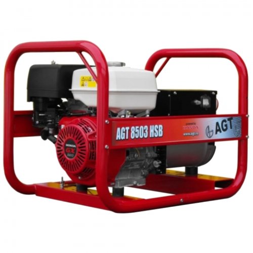 Бензиновый генератор AGT 8503 HSBE R26
