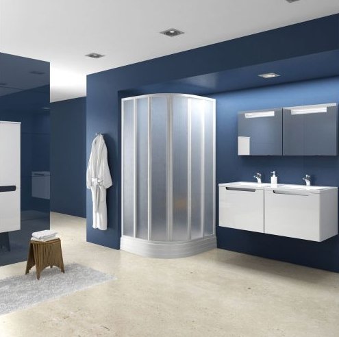 Душевая кабина Ravak SKKP6-90 + поддон + сифон (АКЦИЯ)