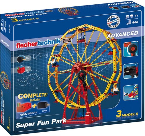 Конструктор Fischertechnik ADVANCED Супер Парк развлечений FT-508775