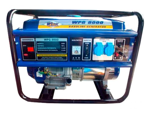 Бензиновый генератор WERK WPG 8000
