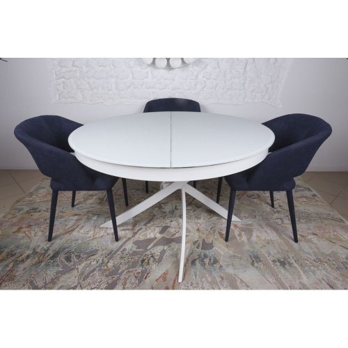 Стол обеденный Nicolas CAMBRIDGE белый MD000214