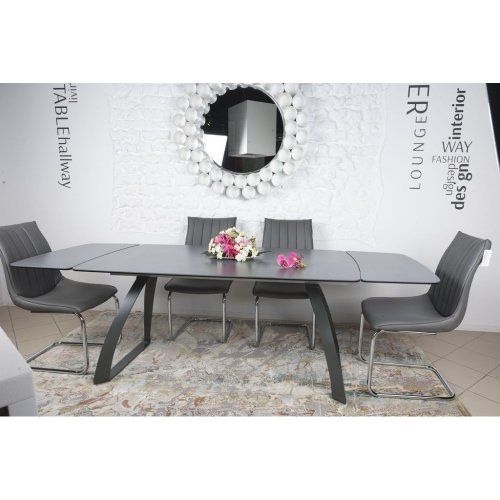 Стол обеденный Nicolas LONDON керамика мокрый асфальт MD000166