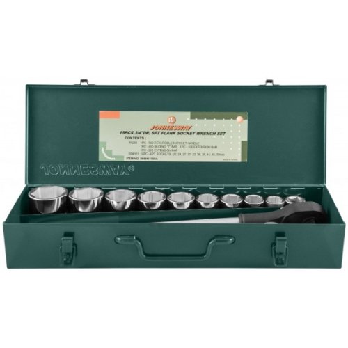 Набор торцевых головок Jonnesway S04H6115S (15 предметов)