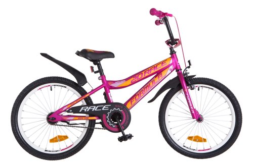 Велосипед Formula RACE 20 "2018 / рама 10,5" малиновий з помаранчевим (OPS-FRK-20-047)