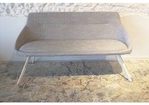 Крісло - банкетка Nicolas TOLEDO рогожка світло-сірий MD000258