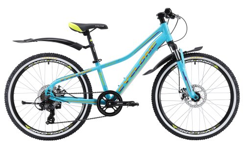 Велосипед Cyclone Dream 2.0 24" 2018 / рама 12" голубой (18-022)