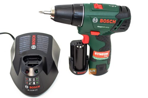 Дрель шуруповерт аккумуляторная BOSCH EasyDrill 12-2 (060397290X)