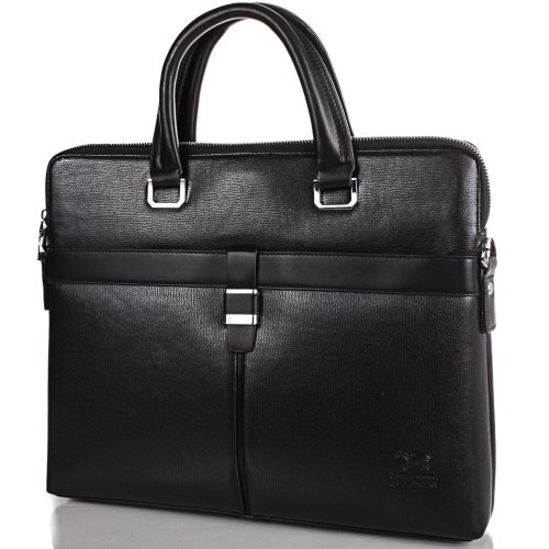 Мужская сумка из качественного кожезаменителя с карманом для ноутбука 13,3" BONIS, коллекция JIN DIAO SHI6831-3