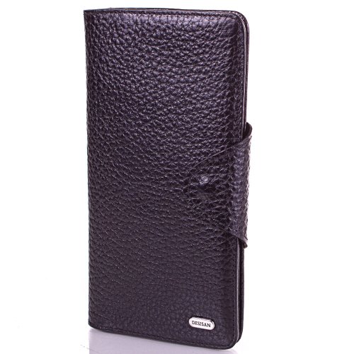 Мужской кожаный кошелек DESISAN SHI225-2FL