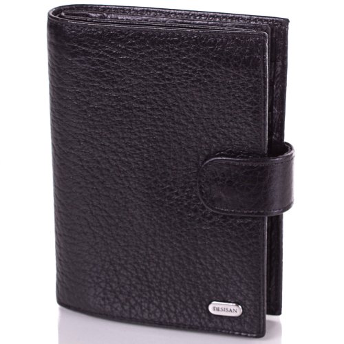 Мужской кожаный кошелек с органайзером для документов DESISAN SHI072-2FL