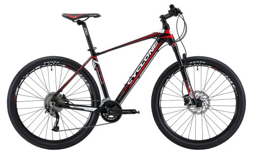 Велосипед Cyclone LX 27,5" 2018 / рама 21" черный/красный