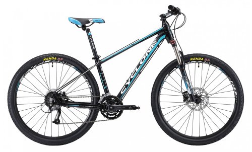 Велосипед Cyclone LLX 27,5" 2018 / рама 15,5" черный/синий