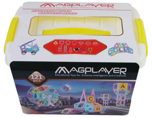 Магнитный конструктор Magplayer 121 элементов (MPT2-121)