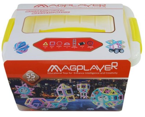 Магнитный конструктор Magplayer 55 элементов (MPT2-55)