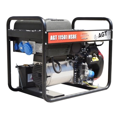 Бензиновый генератор AGT 11501 HSBE R16