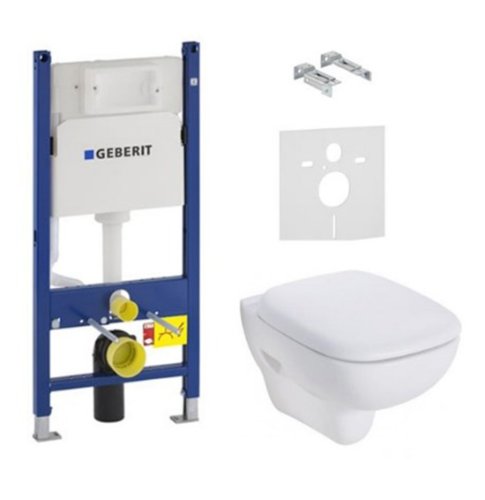Набор инсталляция Geberit Duofix 3в1 с унитазом KOLO Style Rimfree