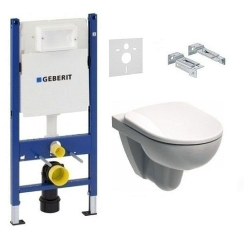 Набор инсталляция Geberit Duofix 3в1 с унитазом Kolo Nova Pro Rimfree