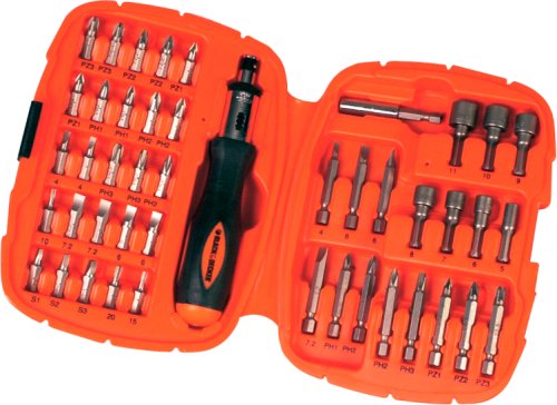 Набор насадок отверточных с держателем Black&Decker A7039 (45 предметов)