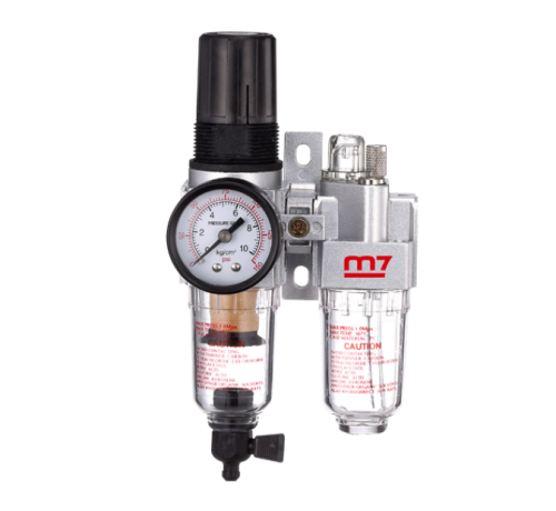 Блок підготовки повітря Mighty Seven SV-2220 регулятор тиску з манометром 1/4 "
