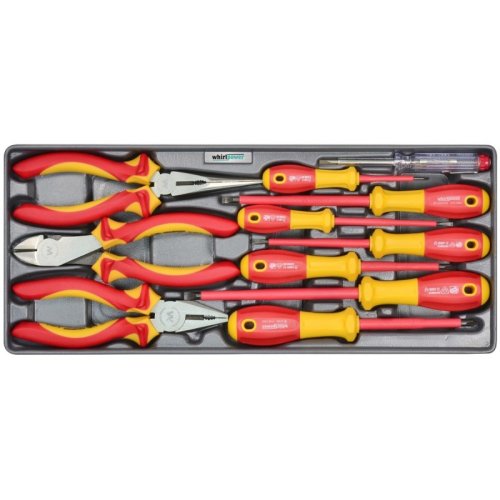 Набор инструментов диэлектрических Whirlpower AN-SD09 (11 предметов)