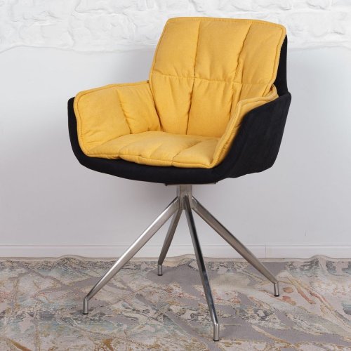 Кресло поворотное Nicolas Palma Черно-желтый MD000323
