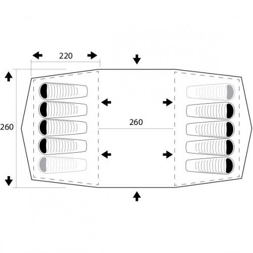 Палатка Trimm GALAXY II lagoon/grey