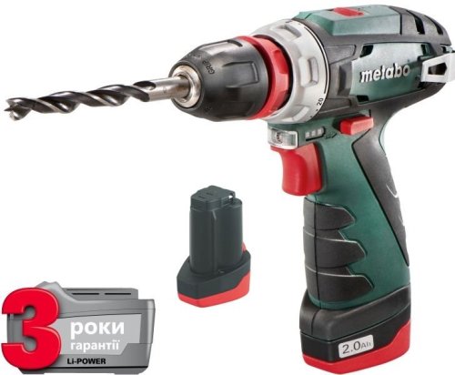 Шуруповерт аккумуляторный Metabo PowerMaxx BS Quick (600156500)