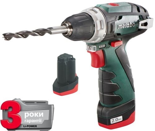 Шуруповерт аккумуляторный Metabo PowerMaxx BS Basic (600080500)
