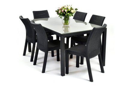 Стул пластиковый Keter Toscana (Серый)