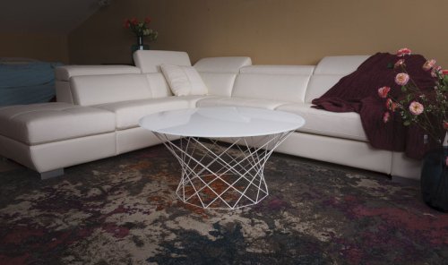 Стіл журнальний Nicolas COLOMBES білий глянець MD000027