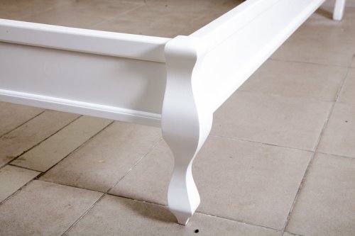 Кровать двуспальная МИКС-мебель Николь 160х200 сосна белый