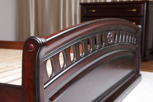 Кровать двуспальная МИКС-мебель Флоренция 160х200 дуб