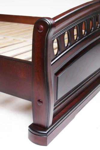 Кровать двуспальная МИКС-мебель Флоренция 160х200 дуб